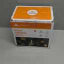 GIGALUMI Solar Lights Outdoor Waterproof ,12 Pack Solar Hanging Lights Garden Decor,Gifts for Women Mom Grandma,Solar Outdoor Lights Lantern Cracked Glass for Yard, Fence, Tree(Warm White)