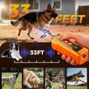 Dog Bark Deterrent Devices, 6 Modes 3X Ultrasonic Anti Barking Device for Dogs, 33 FT Range Barks No More Indoors Neighbor Outdoors with Flashlight,Dog Training Device