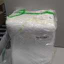 Sleep Philosophy Memory Foam Pillow Ergonomic Support Cushion with Machine Washable, Removable Super Soft Cover, White Knee 11" L x 8.5" W x 7" D