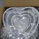 6 Pcs Heart Cake Pan Aluminum Cake Pan with Removable Bottom 4/6 /8 Inch Nonstick Baking DIY Baking Mold Tool for Mother's Day Wedding Birthday Holiday Party