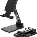 Yoozon   Cell Phone Stand for Desk, Adjustable Foldable Phone Holder, Portable Cellphone Stands for All Smart Phones for Switch, Office Desk Accessories