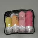 LitBear 23 Pack TSA Approved Travel Bottles for Toiletries, Leak Proof Refillable Travel Size Containers Kit with Silicone Squeezable Bottles Jars for Shampoo Lotion Conditioner, in Clear Bag, Pink