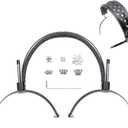 Genuine Leather Full Metal Headband Compatible with Hifiman HE400, SUNDARA, SUNDARA-C Closed-Back, HE R10 R9, HE560, HE6se, SUSVARA Replacement Headphone Weight Dispersing Strap Hybrid Headband