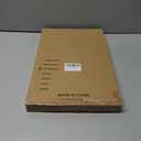 Aayoruro Serving Tray with Handles Set of 3 Rectangular Large Serving Platters 16.5/14.9/13.2 Inch White Plates for Dinner, Party, Entertaining, Transparent