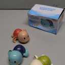 SEPHIX Bath Toys for Toddlers 1-3, Cute Swimming Turtle Bath Toys for 1 2 Year Old Boy Girl Gifts, Water Pool Toys for Baby Toddler Toys Age 1-4, Wind-up Infant Bathtub Toys, 3 Pack