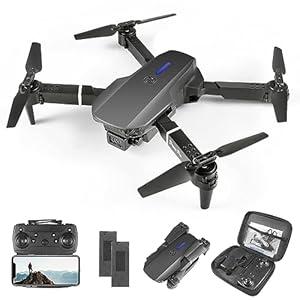 Mini Drone for Kids with 4K Dual Cameras Remote Control Toys Gifts for Boys Girls with Altitude Hold, Headless Mode, One key Return/Emergency Stop, 3D Flips 2 Batteries, Foldable RC Quadcopter Mini Drone for Kids with 4K Dual Cameras Remote Control Toys Gifts for Boys Girls with Altitude Hold, Headless Mode, One key Return/Emergency Stop, 3D Flips 2 Batteries, Foldable RC Quadcopter