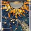 Esdot for iPhone 17 Pro Case Cute - Wireless Charging Compatible - Dual-Layer Soft Silicone + Hard Shell - Trendy Wildflower Design - Protective Phone Cover for Women Girls - Solar Lunar Harmony