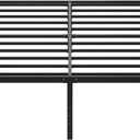 EMODA 20 Inch Tall Full Size Bed Frame with Large Storage Space, Easy Assembly Heavy Duty Metal Platform No Box Spring Needed, Noise Free, Black
