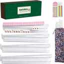 18.7inch Mahjong Racks with Pushers and Bag Set of 4 All-in-One Tile Rack, Standard