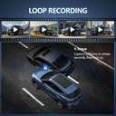 Wireless CarPlay Screen with 2K Dash Cam, 8.1" Portable Touchscreen Car Stereo with CarPlay & Android Auto, 1080P Backup Camera, Voice Control, Bluetooth, Mirror Link, GPS Navigation