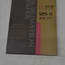 A-SUB Sublimation Paper 8.5x11 Inch 110 Sheets ONLY Compatible with Sublimation Printer and Sublimation Ink 125g