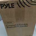 Pyle Portable Bluetooth PA Speaker System - Indoor Outdoor Karaoke Sound System w/Wireless Mic, Audio Recording, Rechargeable Battery, USB/SD Reader, Stand Mount, for Party, Crowd Control - Pyle