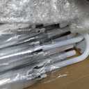 20 Pack Clear Umbrellas Bulk,Umbrella for Wedding
with J Hook Handle,Windproof ,Waterproof,Wedding Umbrellas for Rain,Outdoor Photography Bridal Events