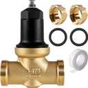 1-1/4 Inch 114-NR3XL Pressure Reducing Valve with Stainless Steel Screen | Water Pressure Regulator,2 gaskets,Dual Union NPT Connections,Compatible with Zurn for House/Commercial Water Supply