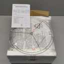 24 inch Vintage Ceramic Table Lamp with 5FT Cord - Single Farmhouse Rustic Bedside Lamp with Natural Textured Finish, Nightstand Lamps for Living Room, Bedroom, End Table Beige