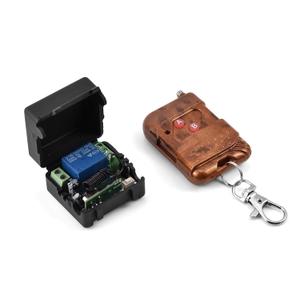 DC 12V 10A Single Channel Relay RF Switch Kit, 315MHz Receiver with Remote Control Transmitter for Home