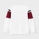 PATPAT Family Matching Outfits Dresses and Sweatshirt Fall Winter Off Shoulder Dresses and Long Sleeve Sweatshirt (L)