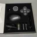 Electric Razor for Men, Head & Body Hair Shaver for Men, Cordless Rechargeable Wet/Dry Bald Head & Groin Waterproof Razor with Rotary Blades,Clippers, Beard Trimmer,Nose Trimmer, Brush (Gray)