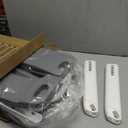 Potty Training Seat, SKYROKU Upgrade Toddler Toilet Seat for Kids Boys Girls, 2 in 1 Potty Training Toilet, Splash Guard Anti-Slip Pad Step Stool,New Sector-Shape Stabilized Base (8899+Grey)