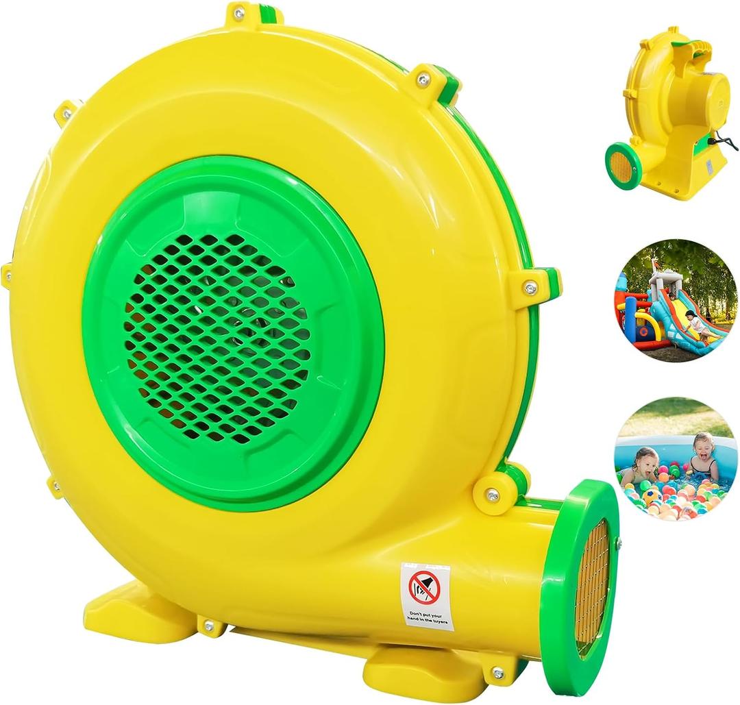 1100Watt/1.5HP High Power Air Blower for Large Inflatables, GONFLABLE Inflatable Bounce House Blower, Portable Fan Pump Leaf Blower Corded Commercial for Bouncy Castle, Jumper, Water Slide
50+ bought in past month