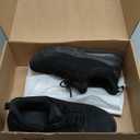 LARNMERN Men Non Slip Work Sneakers Water Resistant Food Service Zapatos Trabajo Antideslizantes Walking Shoes Waterproof Shoes Slip-on (10.5, Black)