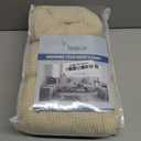 Turquoize Stretch Dining Chair Covers Seat Covers for Dining Room Chair Covers Set of 6Removable Washable Kitchen Chair Seat Cushion Slipcovers Protector, Natural