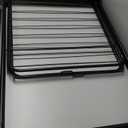 KINGBOARD Clothes Drying Rack Foldable, Drying Rack Clothing with Height-Adjustable, Metal Laundry Rack, Indoor Outdoor Use, No Assembly, 20.47"x 70"x 42.52", Black