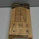 Mesh Screen with Magnetic Closure-Keeps Bugs Out Let Breeze in, Heavy Duty - Pet and Kid Friendly, Works with Front, Sliding Doors (38 x 82 Inch) (Black)