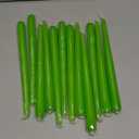 CANDWAX 10 inch Candlesticks Set of 12 - Dripless Taper Candles Perfect for Party or Decor - No Drip Grass Green Candle