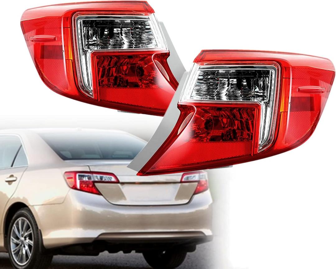 Rear Left and Right Tail Light Assembly Replacement for 2012 2013 2014 2012 2013 2014 Camry Taillight Assembly Passenger Side