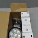 Solar Flag Pole Light, Flagpole Light Solar Powered Outdoor Bright LED 6000K Dusk to Dawn IP65 Waterproof with Bracket Clamp Fits 1.4-3 Pole Mount and Stakes for Ground Wall Mounting