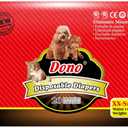 Dono Disposable Dog Diapers (20), Dog Wraps for Male Dogs with Wetness Indicator, Super Absorbent Doggy Diapers for XX-Small