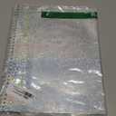 Large Reusable Sticker Book Collecting Album 8.511 Inch Sticker Storage Collection Organizer Book for Adult with 40 Sheets Letter Size Blank Release Paper and Holographic Cover, Star