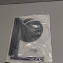 Toilet Paper Holder Stand, Free Standing Black Toilet Paper Roll Holder with Storage, Modern Stainless Steel Floor Bathroom Toilet Paper Stand Tissue Roll Holder for 4 Rolls, YOFOVI