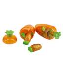 3 x Fruidles Easter Chocolate Carrots Bunny Rabbit Treats Milk Chocolate, Individually Wrapped in Orange Foils, Approximately 38 Pieces Per Pound (Half-Pound) BBD: 08/15/2027