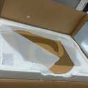 Coffee Table for Living Room Mid Century Modern Center Table with Glass Top and Wood, Brown/Walnut (36 Inch)