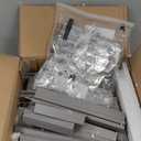 Corner Shelf Stand, 5 Tier Corner Bookshelf,Corner Furniture for Bedroom Display Corner Shelf for Small Space,Wood Shelves with Storage Rack for Living Room,Office,Gray (Grey)