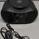 Greadio Boombox Portable CD Players for Home with Bluetooth, Boom Box CD Player FM Radio Combo, Stereo Sound, AC/Battery Powered, CD/CD-R/RW Compatible, Support AUX/USB/Headphone, Timer, Repeatable