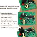 816689021010 UIB S/UIB-S Circuit Board Compatible with Coleman/Duo-Therm/Hydro-Flame/Suburban Furnaces and Atwood/Mor-Flo/Suburban Water Heaters Without Fan, Replace Part Number 816689021010