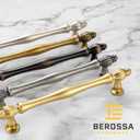 10 Pack 3 Inch Brushed Gold Cabinet Pulls Gold Cabinet Handles Gold Hardware for Kitchen Cabinets 2510 Drawer Dresser Cupboard Bedroom Bathroom