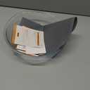 2 in 1, Glass Microwave Splatter Cover for Food & Microwave Place Mat, Plate Splatter Guard Lid with Easy Grip Silicone Handle Knob, Borosilicate Glass with Vent Hole, Food Grade, No Plastic, 10in