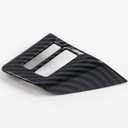 HIGH FLYING Carbon Grain Car Interior Accessories Steering Decoration Trim ABS 3pcs for Subaru WRX STI 2016 2017 2018 (NOT Fit Turbo CVT)