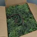 6FT Real Touch Cedar Garland - Artificial Christmas Garland Fake Green Faux Thick and Lush Pine Needles Garlands for Table Fireplace Mantle Holiday Home Indoor Outdoor Decor (2PCS)