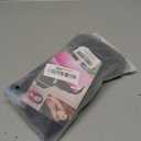 24 Inch Clip in Dreadlock Hair Extensions 10Clips 40 Strands Synthetic Handmade Soft Clip In Dreads Extensions for Women,Black