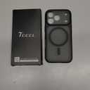 TOCOL for iPhone 17 Pro Case, Compatible with Magsafe, Built-in Magnets, Full Camera Protection, Drop Protection, Translucent Matte for iPhone 17 Pro Phone Case 6.3 inch (Black)