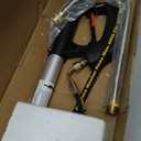 24 FT Gutter Cleaning Tools from The Ground - Telescoping Pressure Washer Wand - Gutter Cleaner Attachment with Power Washer Extension Wands, Brush, 7 Spray Nozzle Tips, 3 Hose Adapters, Support Belt, 24FT-HSE