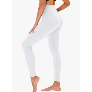 High Waisted Leggings for Women - No See Through Tummy Control Cycling Workout Yoga Pants with Pockets Reg & Plus Size S/M