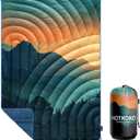 Camping Blanket,Lightweight Puffy Printed Camping Blanket Packable Outdoor Blanket for Camping,Traveling, Stadium, Hiking, Picnics