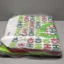 Wesnoy 36 Pcs Extra Large Christmas Gift Tote Bags with Handles 19.69 x 7.09 x 14.96 Inches Giant Reusable Non Woven Jumbo Shopping Tote Bags Xmas Treat Wrapping Party Supplies(Deer)
