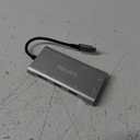 Philips USB C Hub with Power Pass-Through, 7-in-1 Multiport Adapter, 1 HDMI 4K@30Hz, 60W USB-C Power Delivery, 2 USB 3.0, 1 Ethernet, 1 SD 1 MicroSD Card Reader, DLK9120C/27